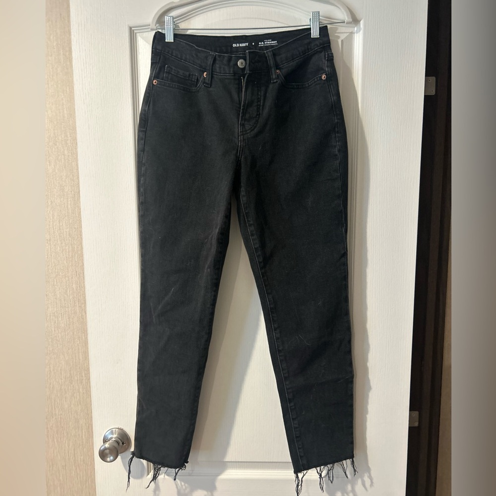 Old Navy Women's Cropped Black Jeans